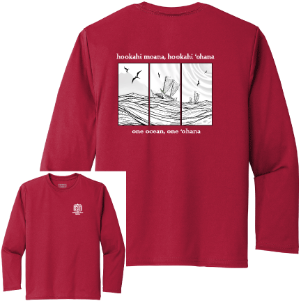 Youth Long Sleeve Moisture Wicking T-shirt UPF50  (4 Colorways) hover